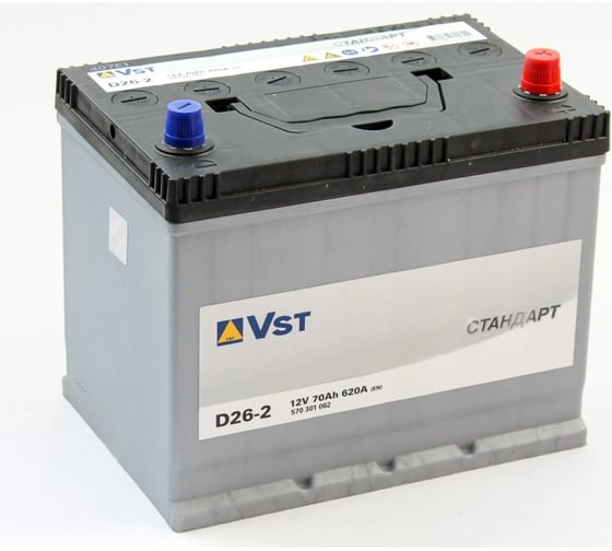 Изображение товара Аккумуляторная батарея VST Стандарт 6СТ-70.0 (570 301 062) яп.ст/бортик 570301062