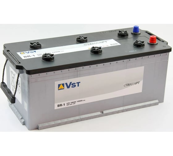 Изображение товара Аккумуляторная батарея VST Стандарт 6СТ-190 евро.конус (690 034 120) 690034120