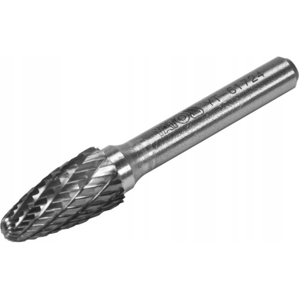 Изображение товара Шарошка бор-фреза аркоподобная закругленная YATO YT-61724 для металлов и гравировки