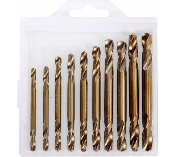 Изображение товара Набор двусторонних сверл по металлу 3-6 мм, 10 шт YATO YT-40025