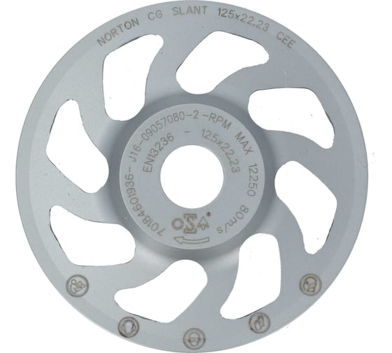 Изображение товара Алмазная чашка по бетону slant 125x22.23 мм cee NORTON 70184601936