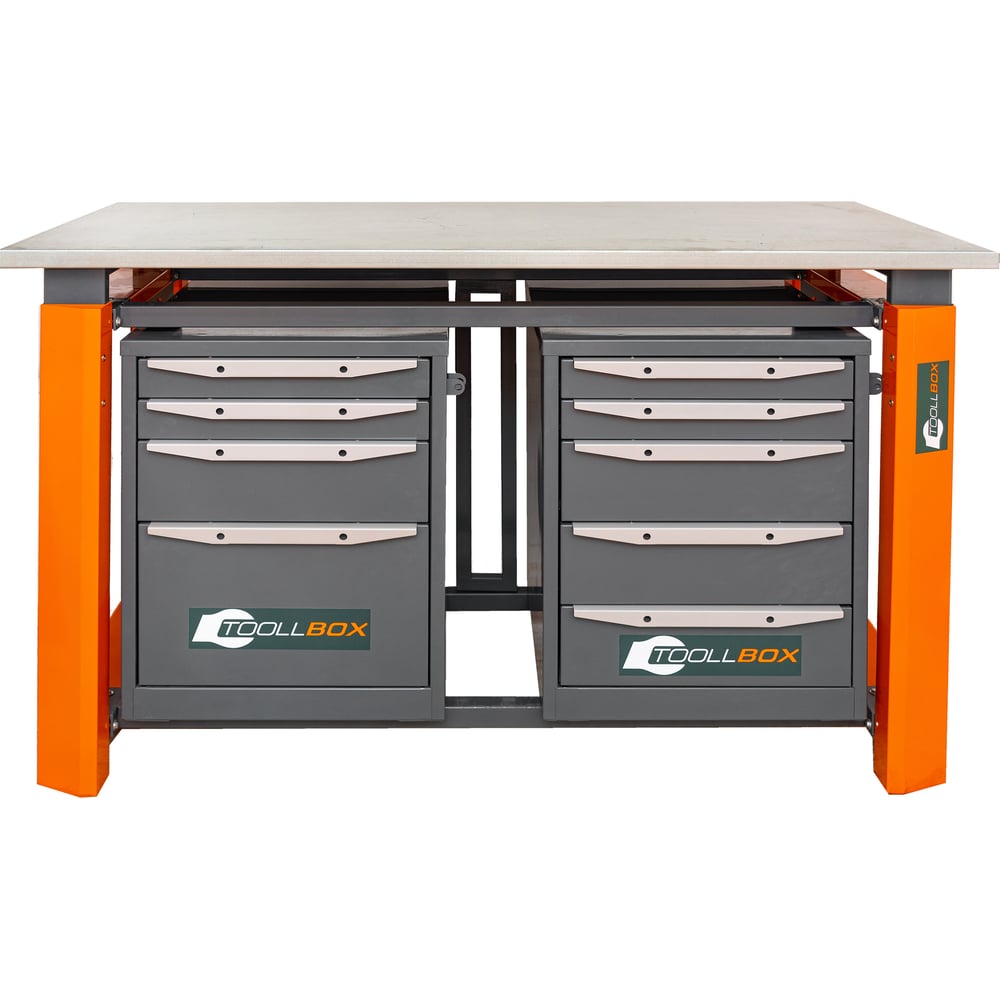 Двухтумбовый верстак Toollbox TBP1500 (TB4-TB5)