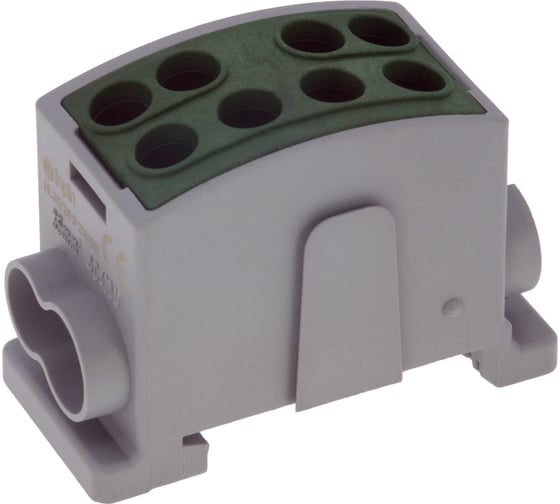 Изображение товара Клемма INPIN 4 подключения 2,5-25мм2 1000V 125А зеленая HL35/251P2WGR