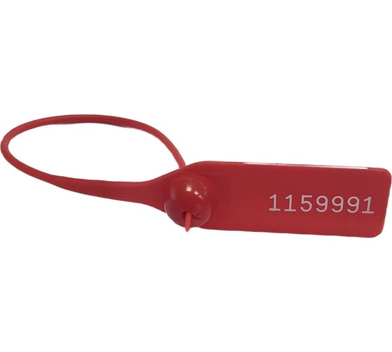 Изображение товара Номерная пластиковая пломба ТПК Технологии Контроля оса-150 (цвет: красный) 1000 шт 24197