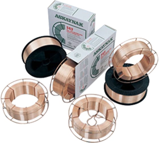 Изображение товара Проволока сварочная омедненная AS SG2 WNA (1.2 мм, кассета 15 кг; аналог СВ-08Г2С-О) ASKAYNAK СВ000011031