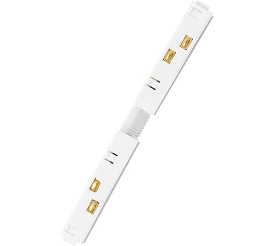 Изображение товара Прямое электрическое соединение для магнитного шинопровода Neylight NL2TH-straight-connector-W