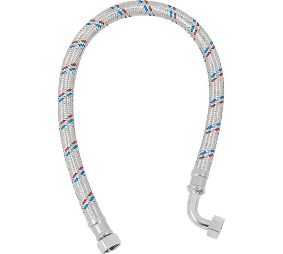 Изображение товара Подводка для воды ДТРД Гигант 60 см 1/2" г/г угл 6012ГГУ