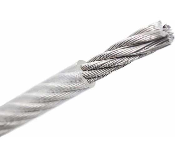 Изображение товара Стальной трос в ПВХ оплетке BEFAST DIN 3055, 1/2 мм, 20 м TCPVC010220S