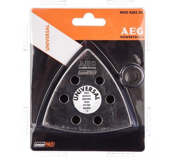 Изображение товара Подошва шлифовальная (93х93 мм) AEG 4932430320