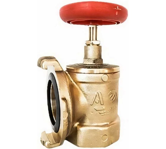 Изображение товара Пожарный клапан Апогей КПАЛ 50 латунный, с соединительной головкой 50 мм 110053