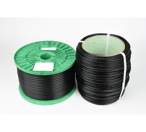 Изображение товара Стальной латунированный трос с покрытием полиамид BEFAST 3.5 мм, черный, 100 м, погодоустойчивый TCO035S