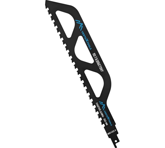 Изображение товара Полотно для сабельной электроножовки по газобетону 305 мм vertextools K-S1243HM