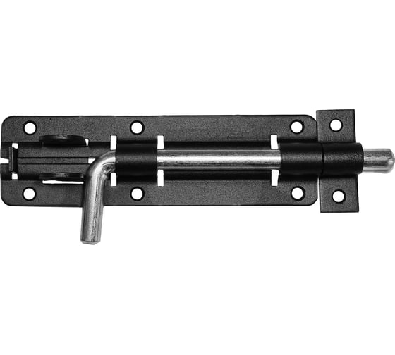 Изображение товара Дверной засов под навесной замок Трибатрон зд-140 черный муар 88074