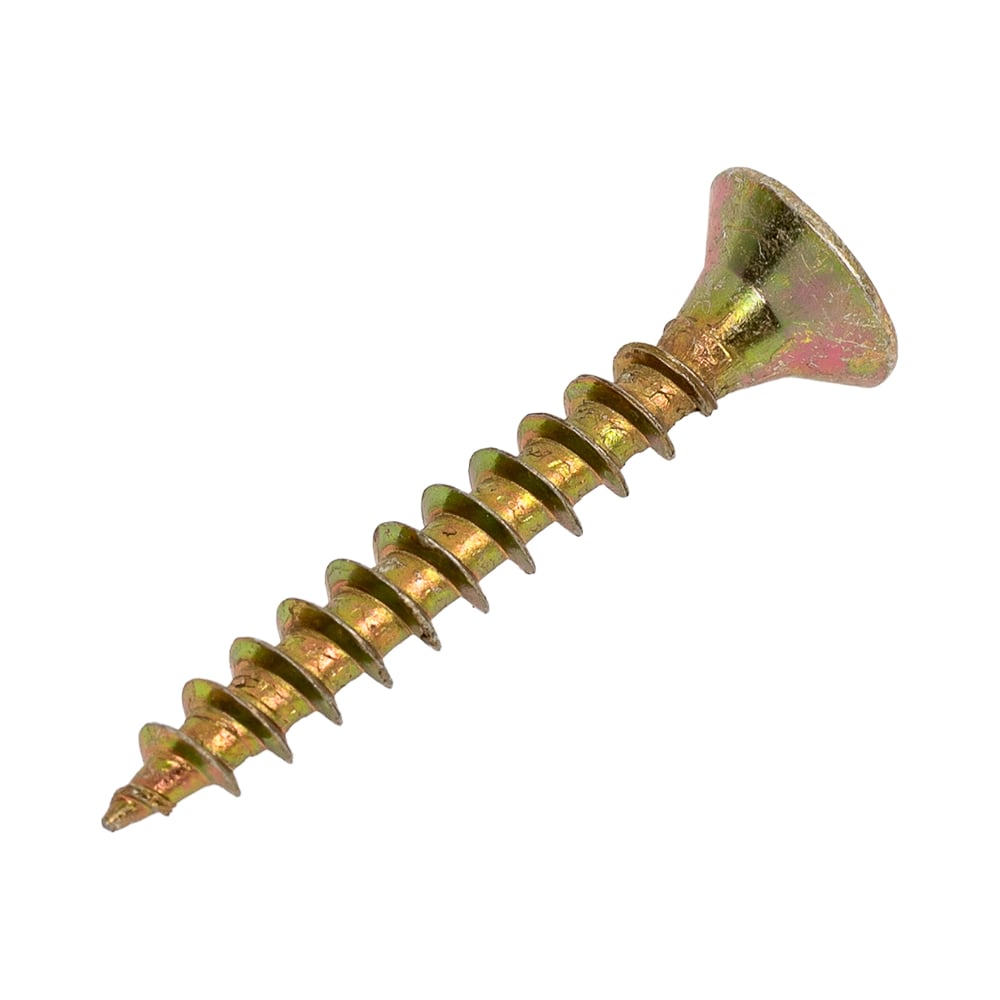 Изображение товара Универсальный саморез МЕТАЛЛСЕРВИС 3,5x25 мм, желтый цинк, 500 шт. 1242725