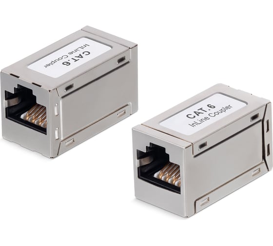 Изображение товара Проходной адаптер Cabeus RJ45-RJ45 (8p8c), категория 6, экранированный CA-8p8c-C6-SH