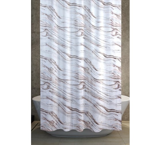 Изображение товара Штора в ванную комнату Dasch 180x200 Паттерн 11500