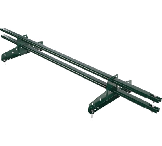 Изображение товара Трубчатый снегозадержатель Borge 1,5 м, 2 опоры, зеленый мох RAL 6005 01.010.15.04.02.100.6005