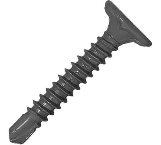 Изображение товара Саморез для облицовочных панелей HARDWEX ТМ HWX2-GG-P4-3.9x25 мм, Phillips №2, GREY E-COAT, 1000 шт. 3000000000540