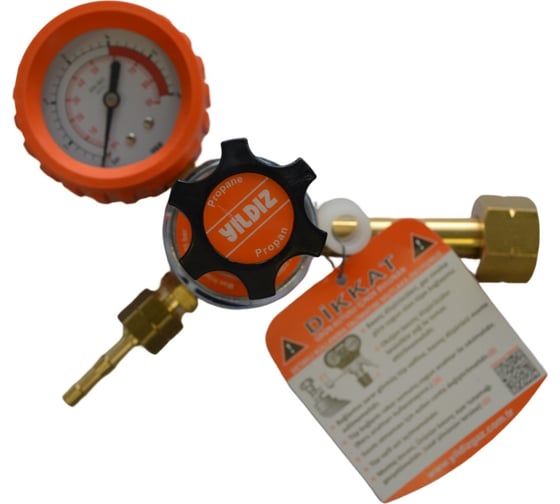 Изображение товара Редуктор пропановый с защитой манометра GAZ YILDIZ 5420S-RU