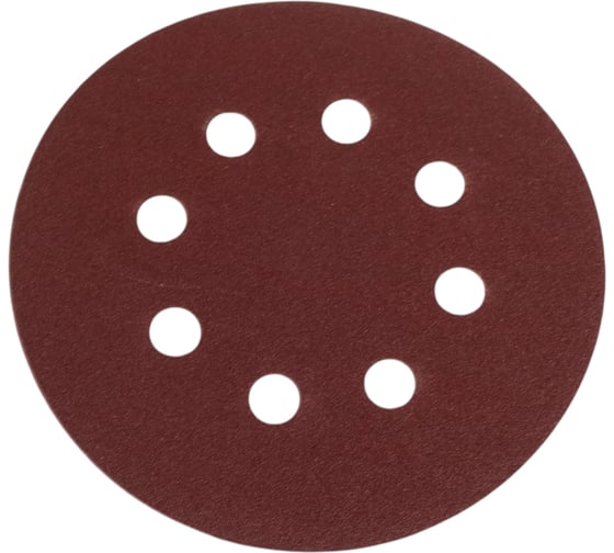 Изображение товара Круг абразивный перфорированный под липучку 100 шт, 125 мм, Р180 vertextools 12801-180