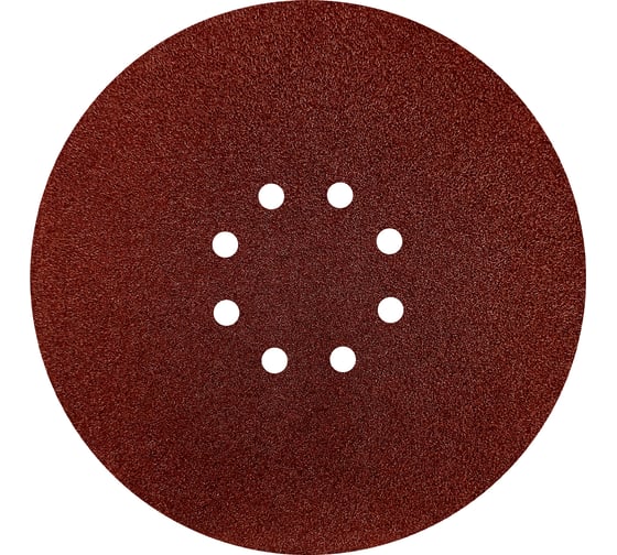 Изображение товара Круг абразивный перфорированный под липучку 100 шт, 125 мм, Р180 vertextools 12801-180