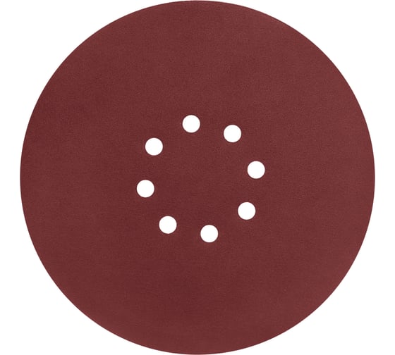 Изображение товара Круг абразивный перфорированный под липучку 225 мм, Р180, 5 шт vertextools 120225-180