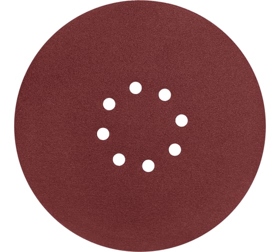Изображение товара Круг абразивный перфорированный под липучку 225 мм, Р60, 5 шт vertextools 120225-60