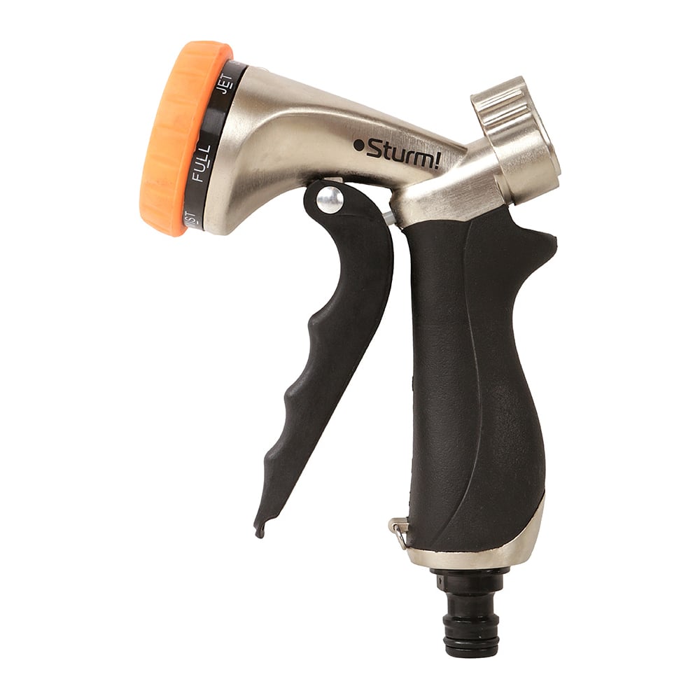 Изображение товара Пистолет для полива Sturm 3015-17-01ZB с 7 режимами распыления и удобной рукояткой