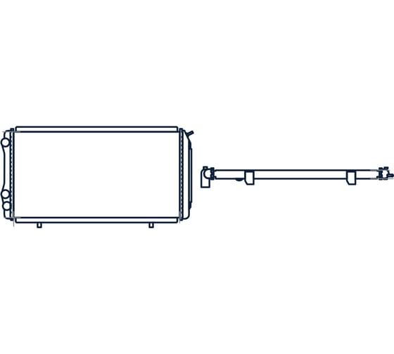 Изображение товара Радиатор охлаждения двигателя Citroen Jumper I 94-, Fiat Ducato II +Елабуга 94-, Peugeot Boxer MARSHALL M4991004