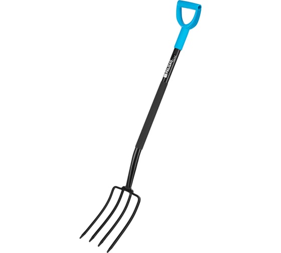 Изображение товара Садово-огородные 4-х рогие вилы PALISAD luxe 180x280x1200 мм, цельнометаллические, кованые 61374