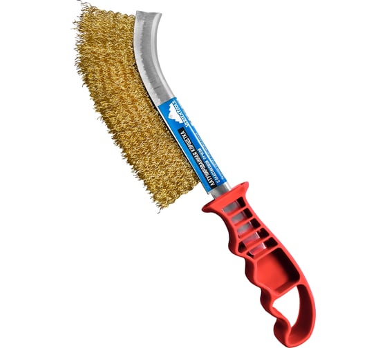Изображение товара Щетка по металлу vertextools с пластиковой ручкой 1212-01