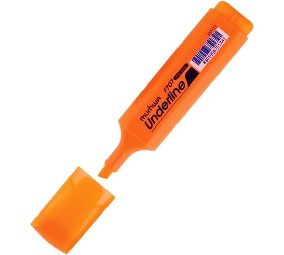 Изображение товара Текстовыделитель Munhwa underline оранжевый, 1-5 мм, 12 шт в упаковке ULF-11