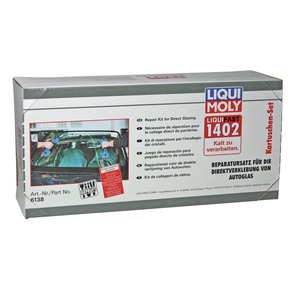 Среднемодульный набор для вклейки стекол LIQUI MOLY набор для вклейки стекол liquimoly liquifast 1502 высокомодульный 6141