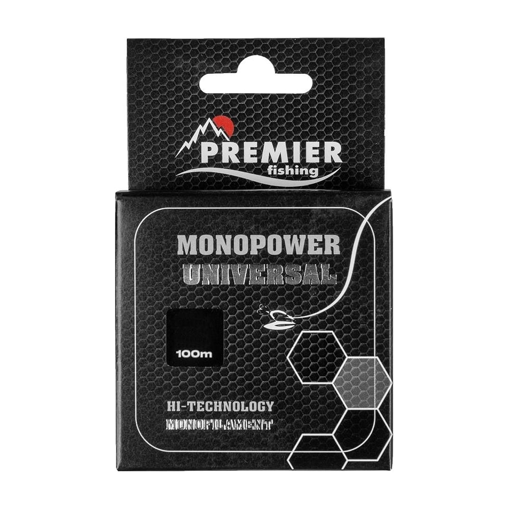 Изображение товара Леска Preмier fishing мonopower universal 0.28мм/100м, clear nylon pr-мu-t-028-100 00000281276