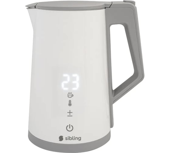 Изображение товара Электрический умный чайник SIBLING Powerspace-SK бело-серый 00-00017542