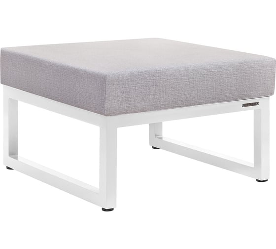 Изображение товара Пуф GreenWeen SANTORINI c подушкой, белый, алюминий, 700x670x450 GW-PUF-SANTORINI-W