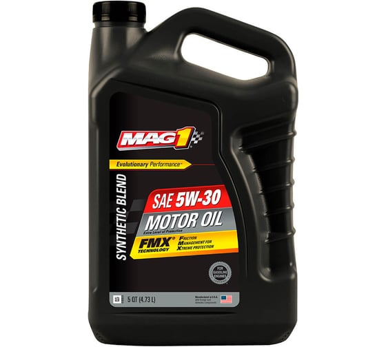 Изображение товара Полусинтетическое моторное масло MAG1 5W-30 Synthetic Blend, 4,73 л MAG62937