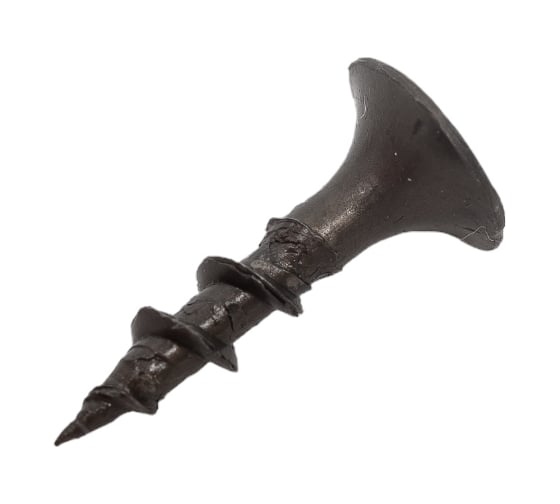 Изображение товара Саморез по дереву для ГКЛ КВАДРА черный, 3.5x16, 30 шт., PH2, редкая резьба 350161000030