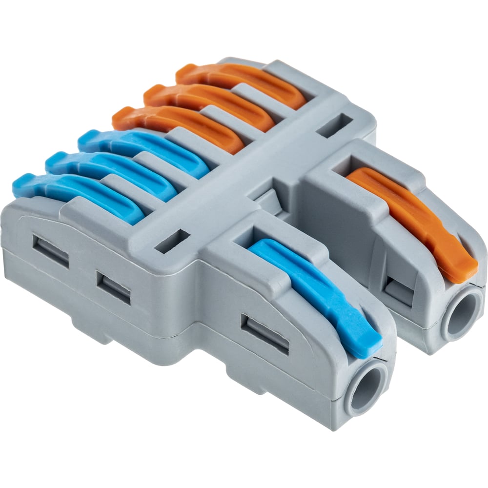 Изображение товара Разветвительная рычажковая клемма duwi CMK-526 PRO 2x6 0,08-4мм2 4 шт