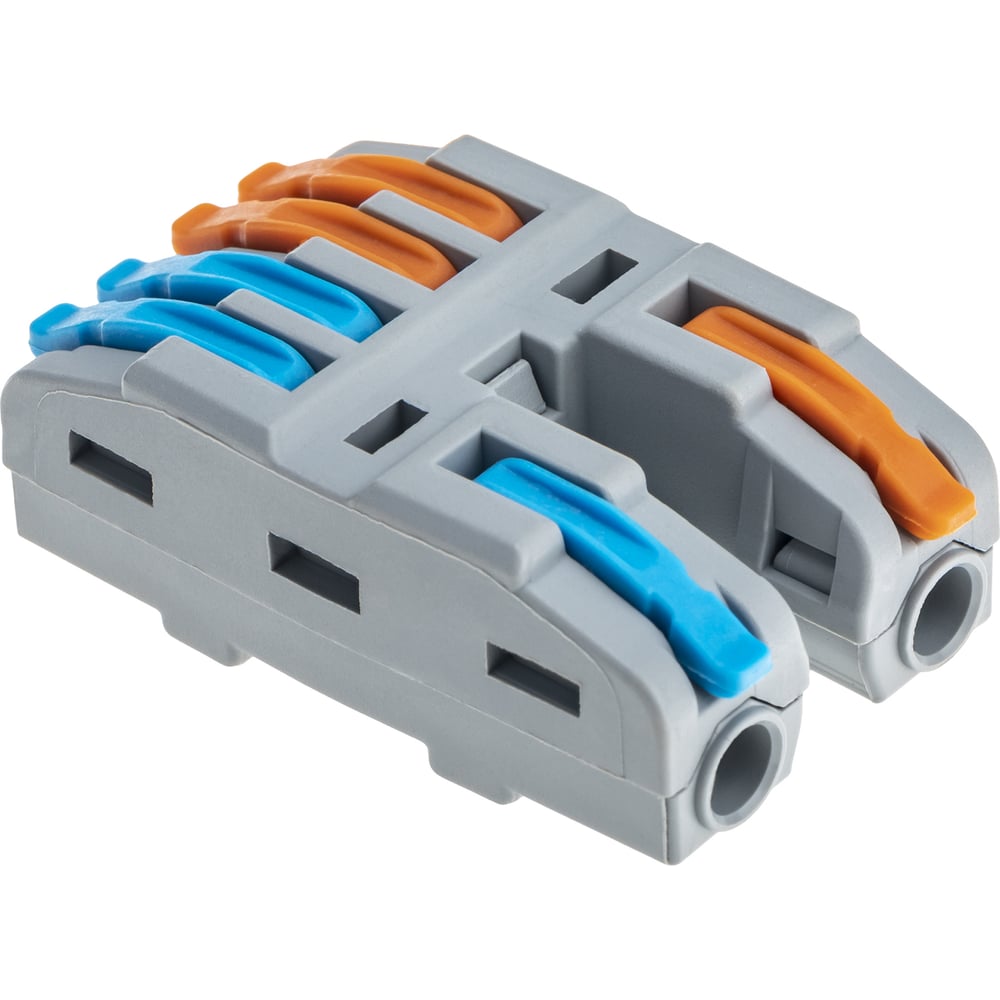 Изображение товара Разветвительная рычажковая клемма duwi CMK-524 PRO 2x4 0.08-4мм2 4шт