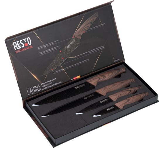 Изображение товара Набор ножей RESTO 4 предмета / 10 95501