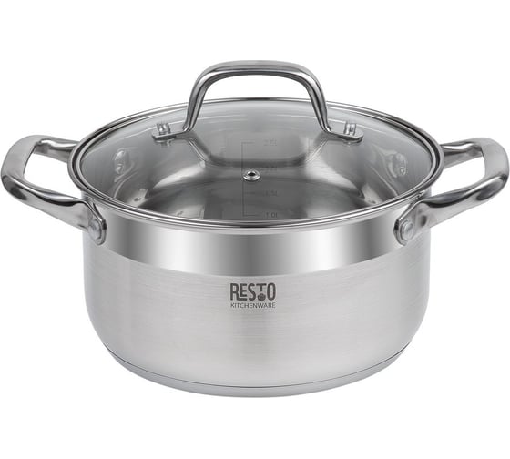 Изображение товара Кастрюля с крышкой RESTO 20х11см, 3.6л / 6 92003