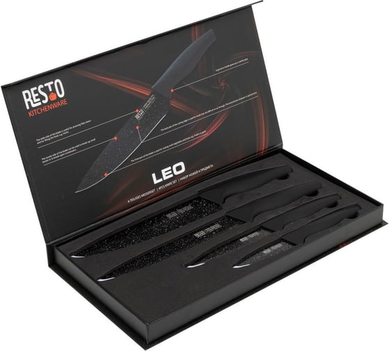 Изображение товара Набор ножей RESTO 4 предмета/10 95504