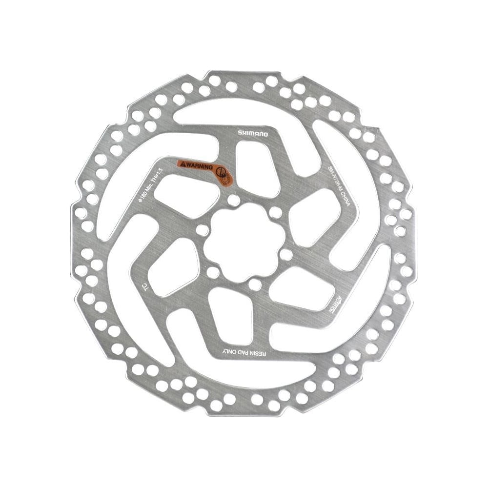 Ротор тормоза Shimano RT26, 180мм, 6-болт, только для полимерных колодок, крепление IS6 ASMRT26M HQ-0012314