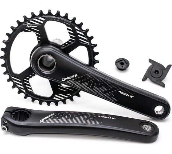 Изображение товара Система PROWHEEL MPX-12-36T-TT 1x12S 175mm, AL-6061-T6, CH.LINE:49mm, BB SETS:PW-BB73+/PW-BB92 H000017497