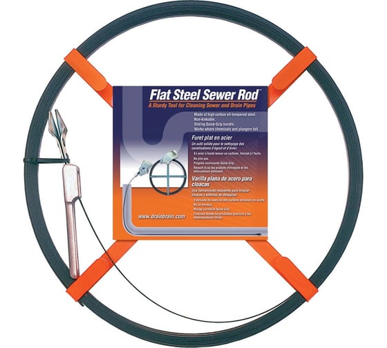 Изображение товара Лента GENERAL PIPE 12,8 мм х 1,5 мм, длина 22,9 м (для очистки труб среднего диаметра 50-75 мм) 75BH