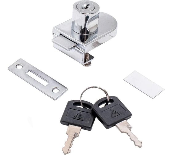 Изображение товара Мебельный замок СТАНДАРТ 806 на 1 стекло 13901