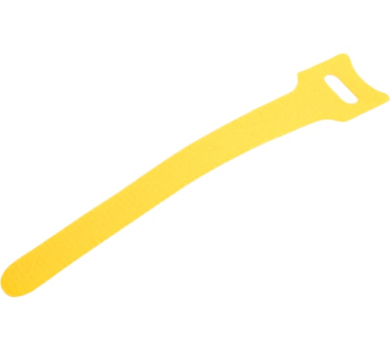 Изображение товара Хомут для кабеля Cabeus липучка с мягкой застежкой, 150x14 мм, желтый, 10 шт. CLAMP-150-YL