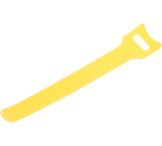 Изображение товара Хомут для кабеля Cabeus липучка с мягкой застежкой, 125x14 мм, желтый, 10 шт. CLAMP-125-YL
