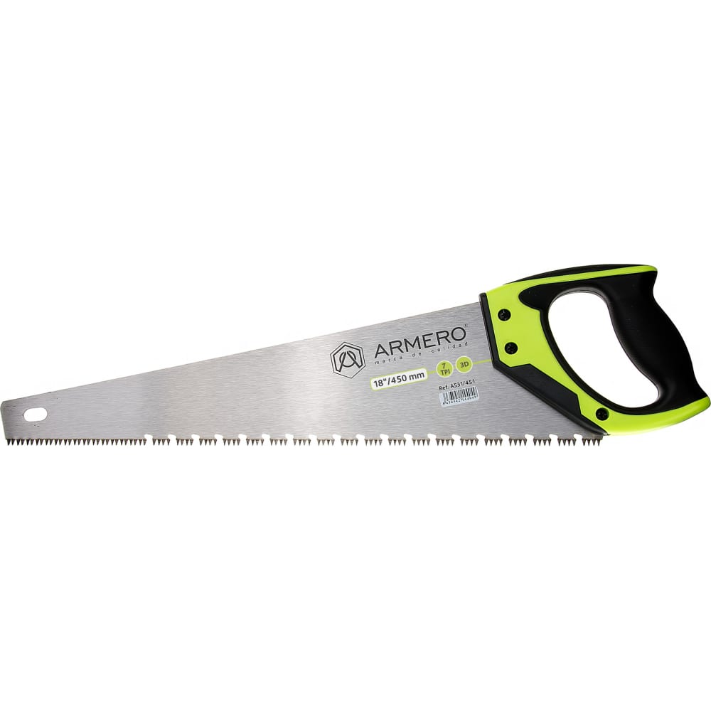 Ножовка для крупных заготовок Armero ударопрочная ножовка для крупных и средних заготовок stayer